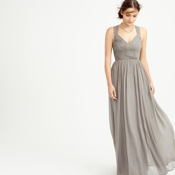 J. Crew Dresses & Skirts - NEW J. CREW Long Dress in Silk Chiffon